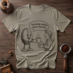 Brewing Smiles Since Sunrise Dyed T-Shirt