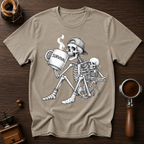 Survival Powered by Coffee Dyed T-shirt