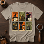Witch's Need Coffee Too Dyed T-shirt