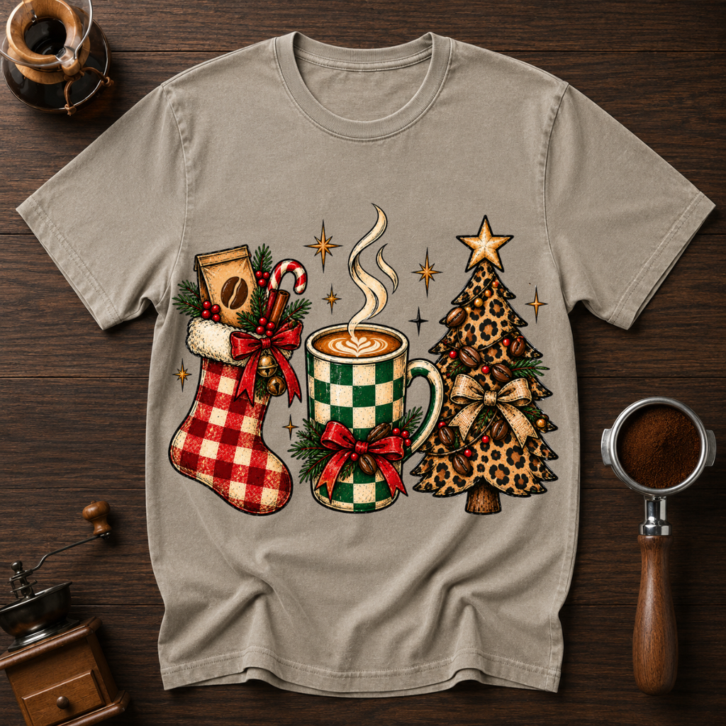 Cozy Christmas Dyed T-shirt