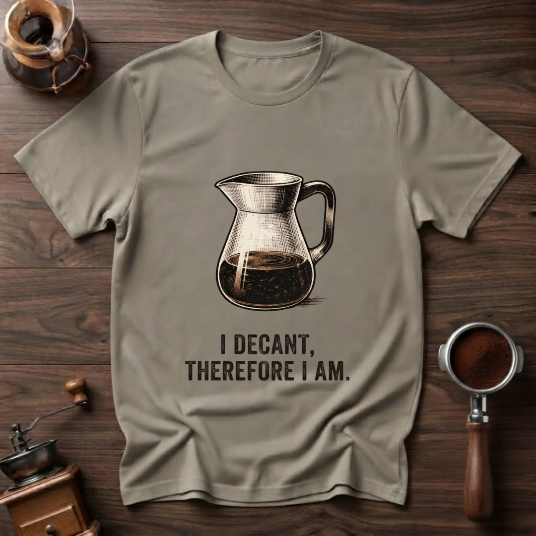I Decant Therefore I Am Dyed T-shirt