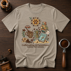 Caffeinating and Parentlng Dyed T-shirt