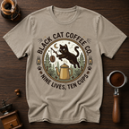 Black Cat Coffee Dyed T-shirt