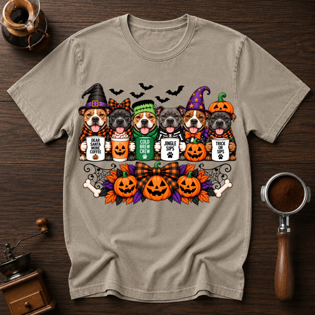 Pittie Halloween Dyed T-shirt