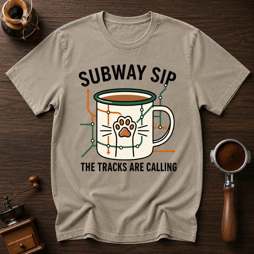 Subway Sip Dyed T-shirt