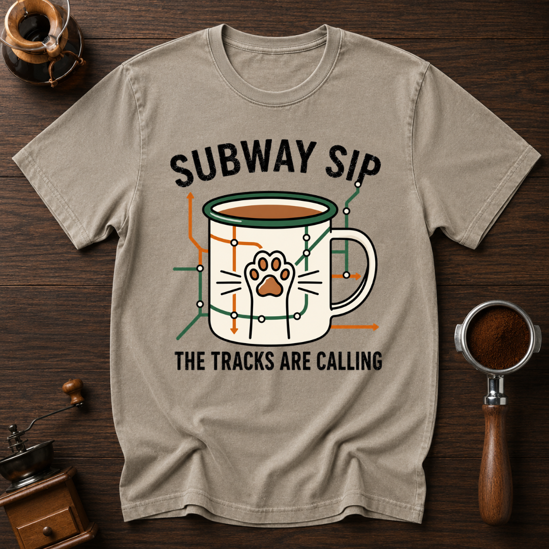 Subway Sip Dyed T-shirt