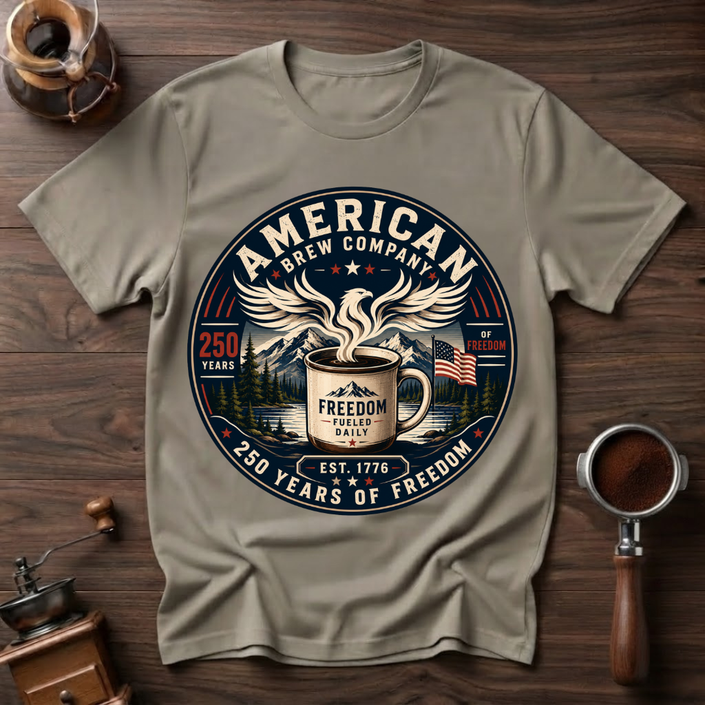 American & Coffee Original Duo Dyed T-shirt