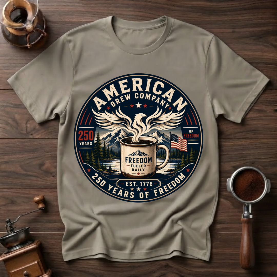 American & Coffee Original Duo Dyed T-shirt