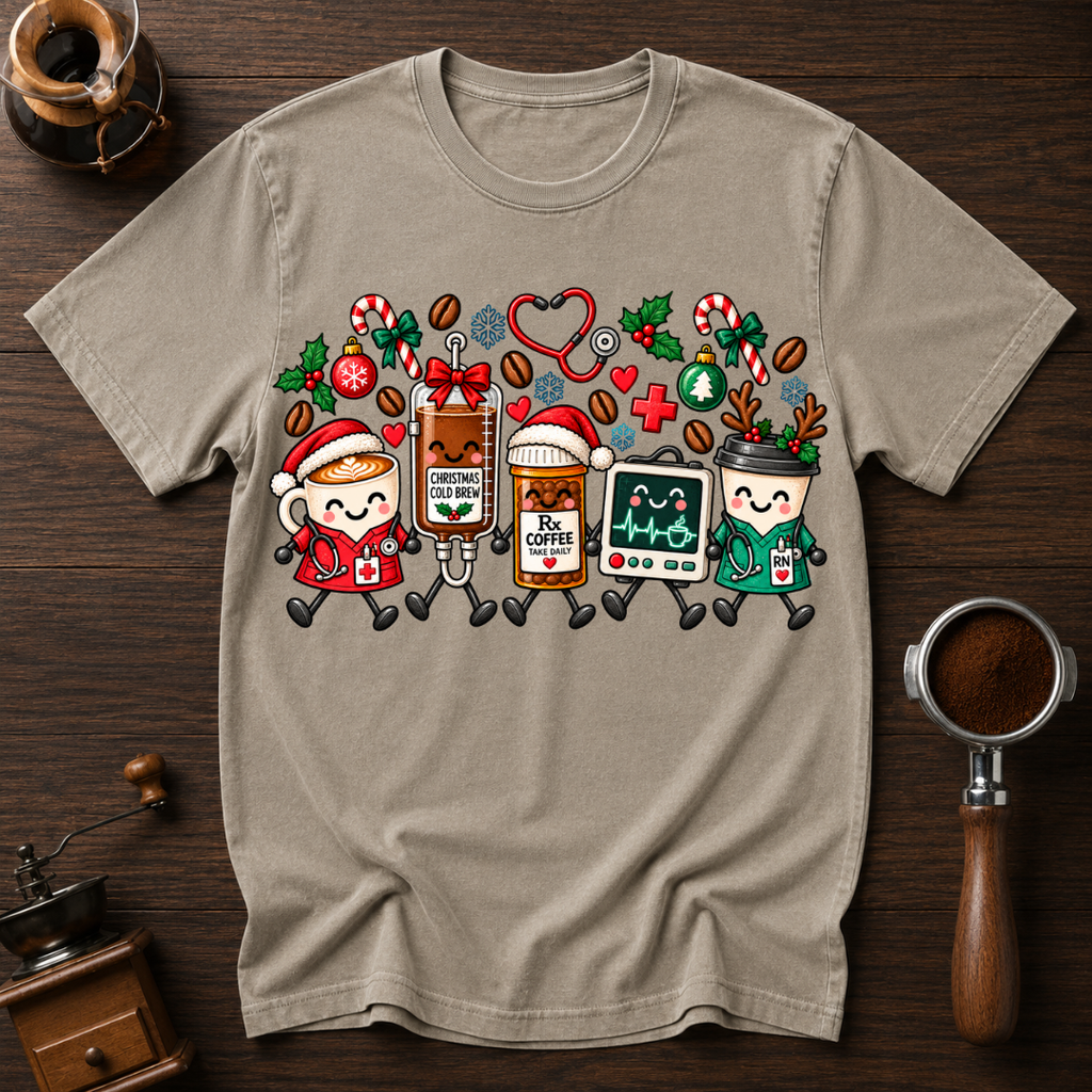 Critical Caffeine Care Crew Dyed T-shirt