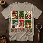 Tis The Season To Be Caffeinated Dyed T-shirt