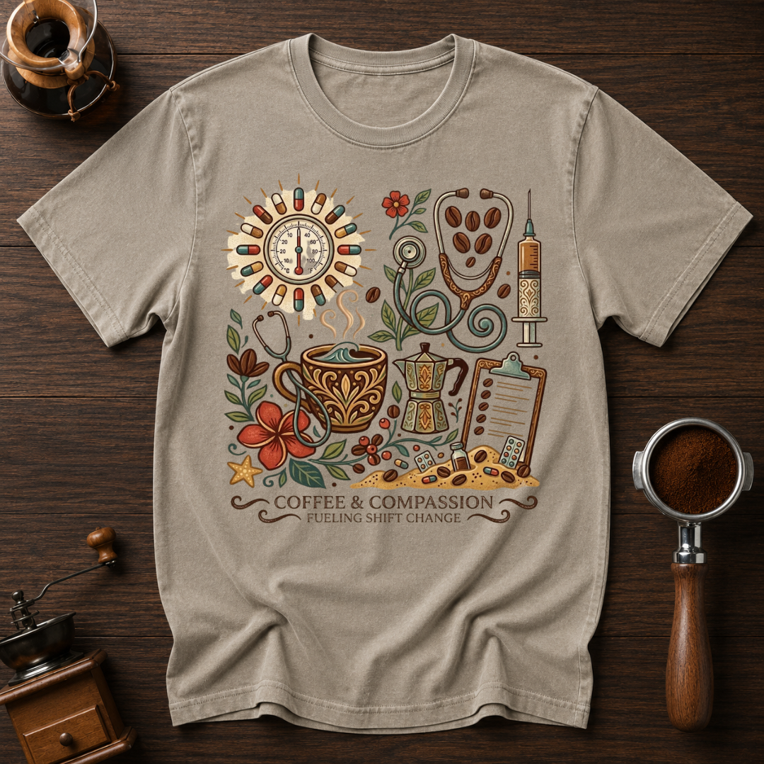 Coffee & Compassion Dyed T-shirt