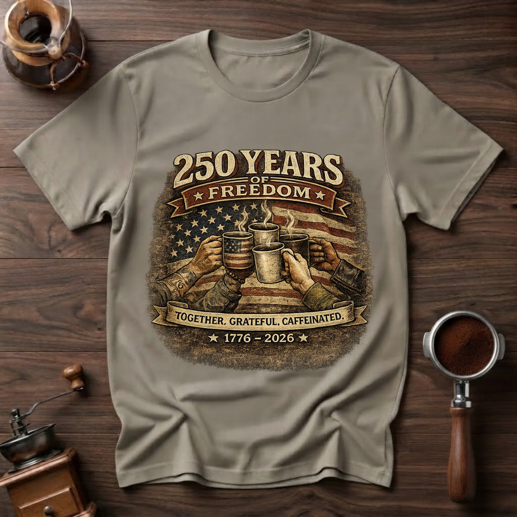 Together Grateful Caffeinated Dyed T-shirt