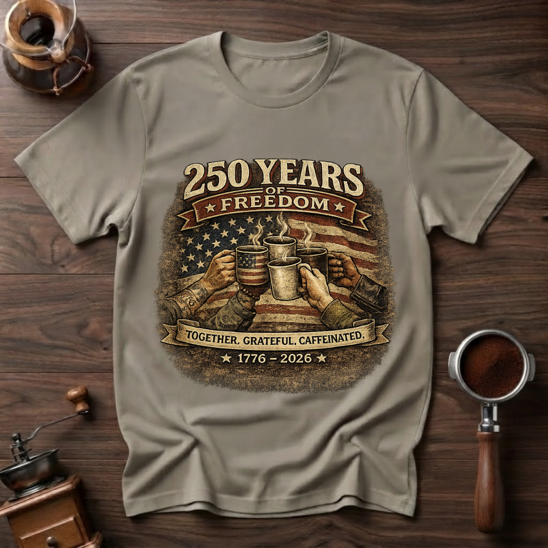 Together Grateful Caffeinated Dyed T-shirt