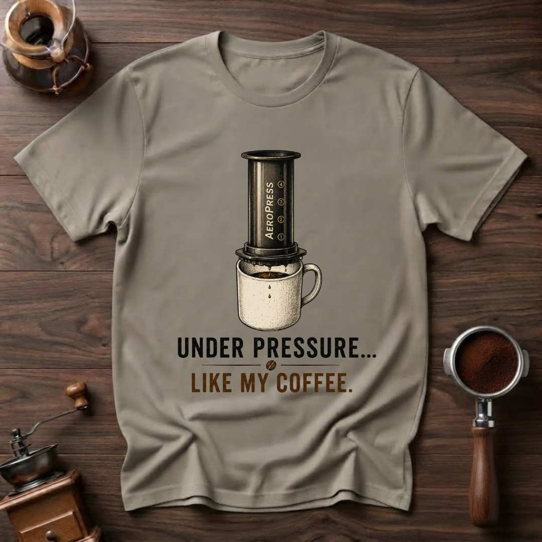 Coffee Under Pressure Dyed T-Shirt