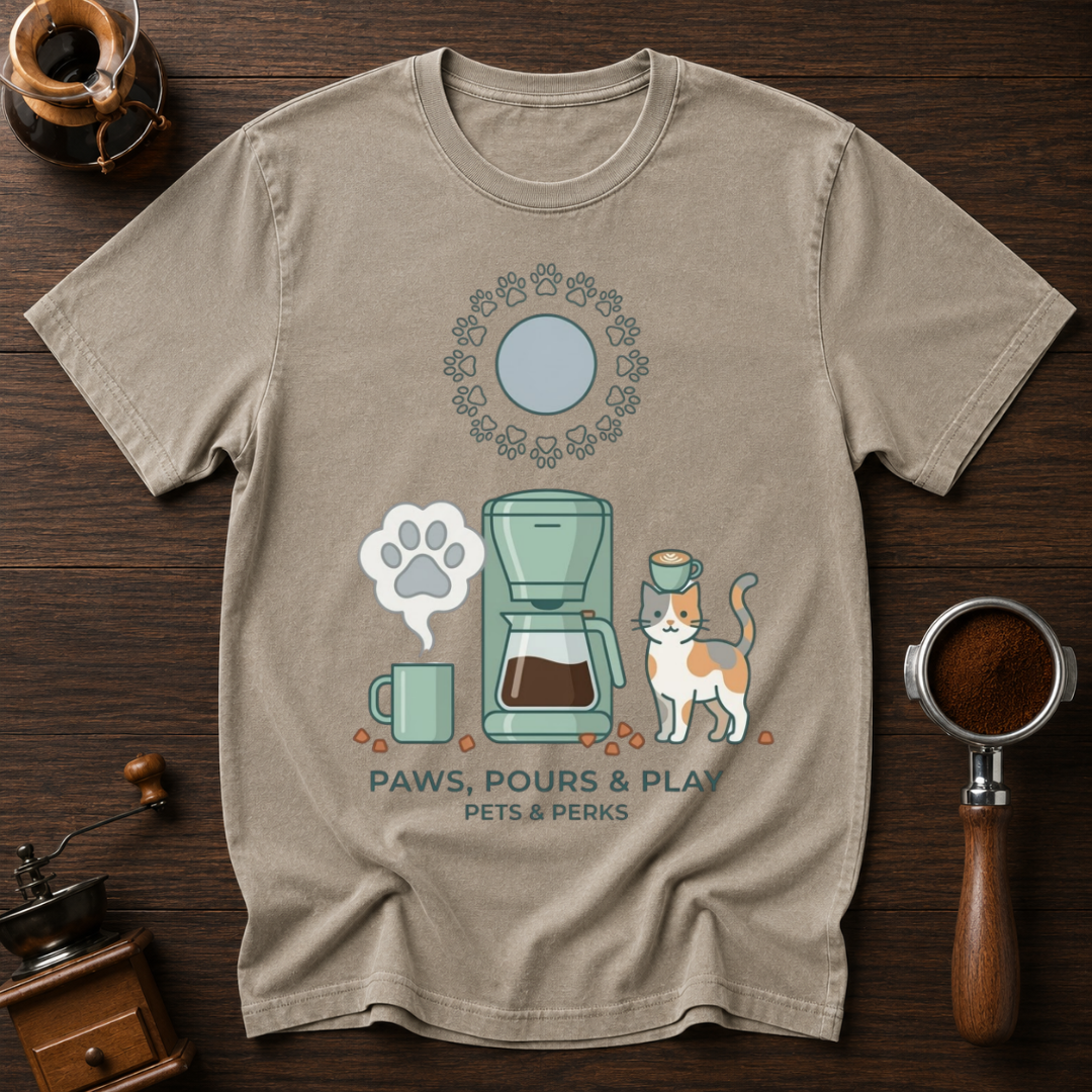 Paws Pours & Play Dyed T-shirt