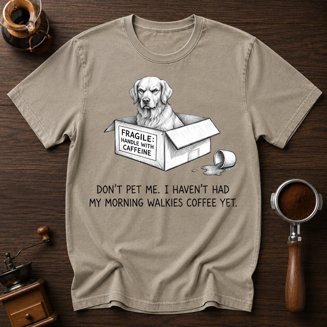Coffee Walkies First Dyed T-shirt