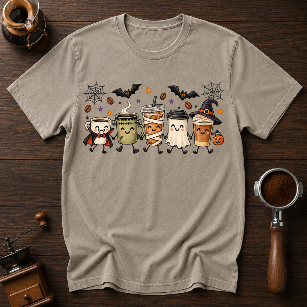 Halloween Lineup Dyed T-shirt