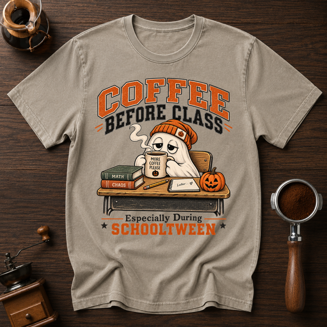 Coffee Before Class Dyed T-shirt
