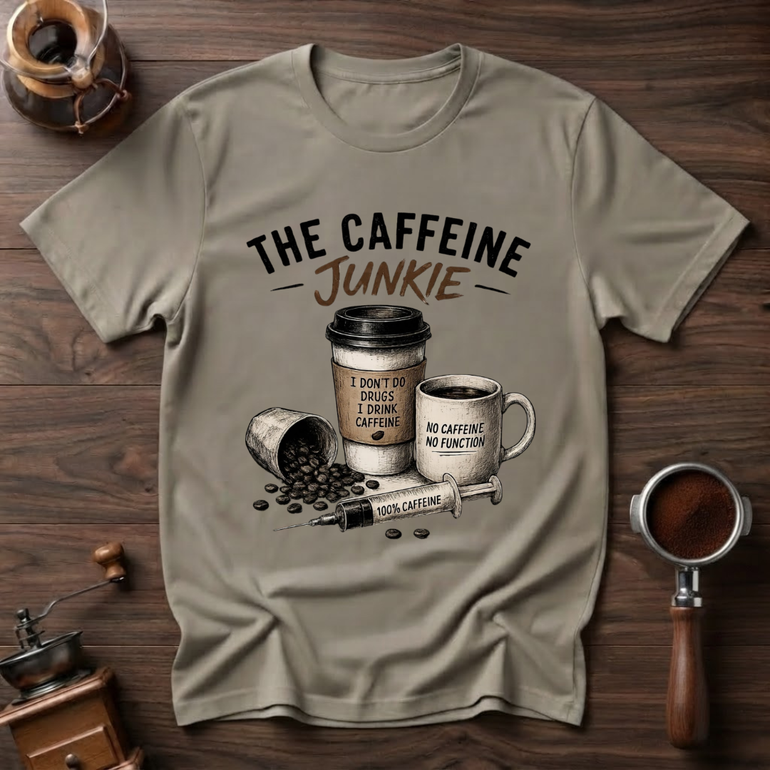 Caffeine is My Drug Dyed T-shirt