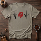 My Heart Beats for Coffee Dyed T-Shirt