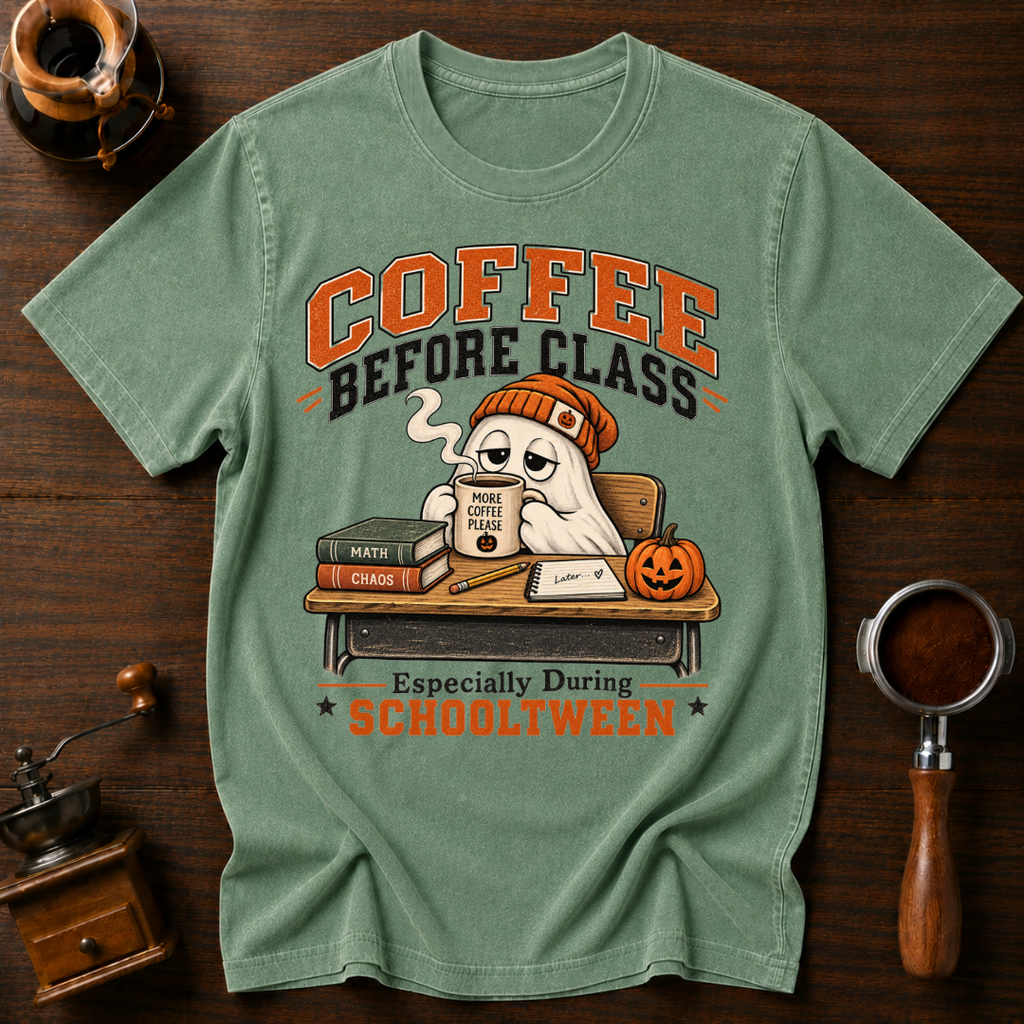 Coffee Before Class Dyed T-shirt