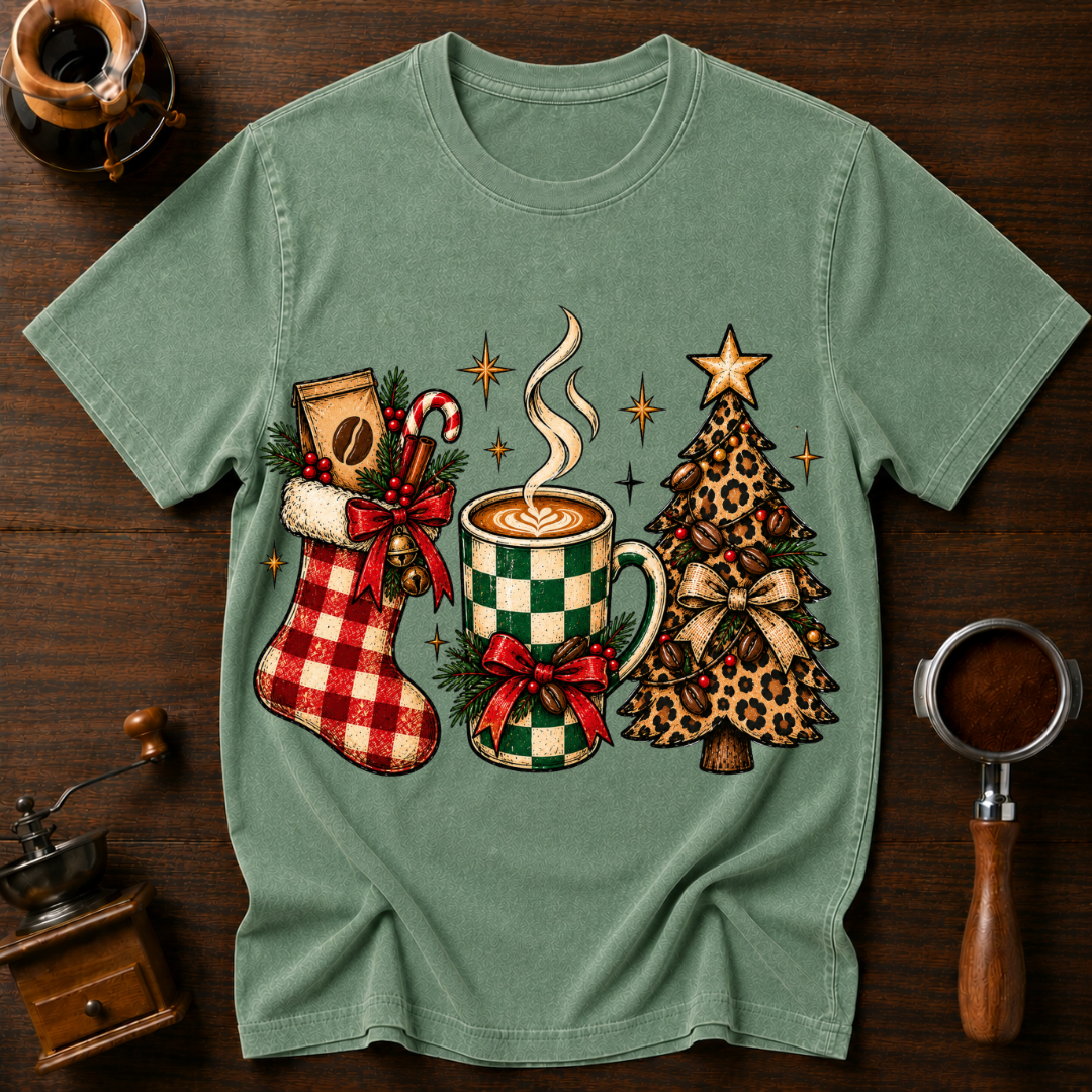 Cozy Christmas Dyed T-shirt