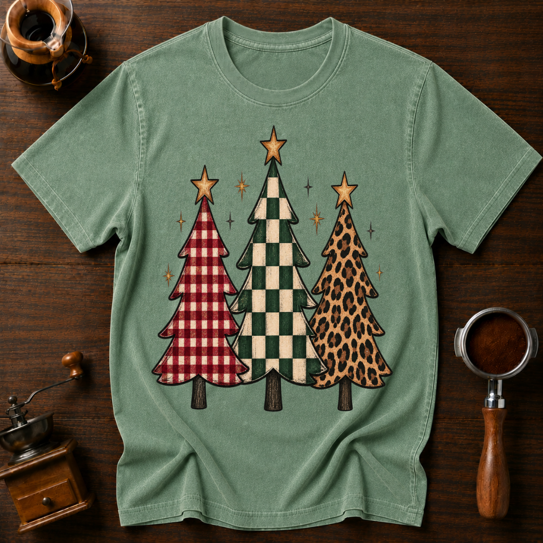 Multi Style Fabric Tree Dyed T-shirt