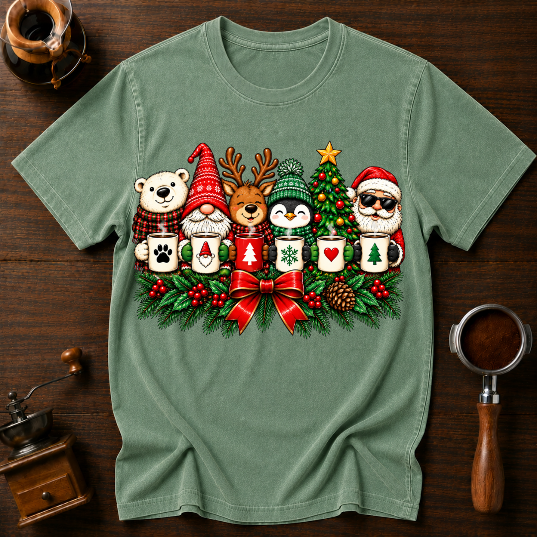 The Christmas Line Up Dyed T-shirt