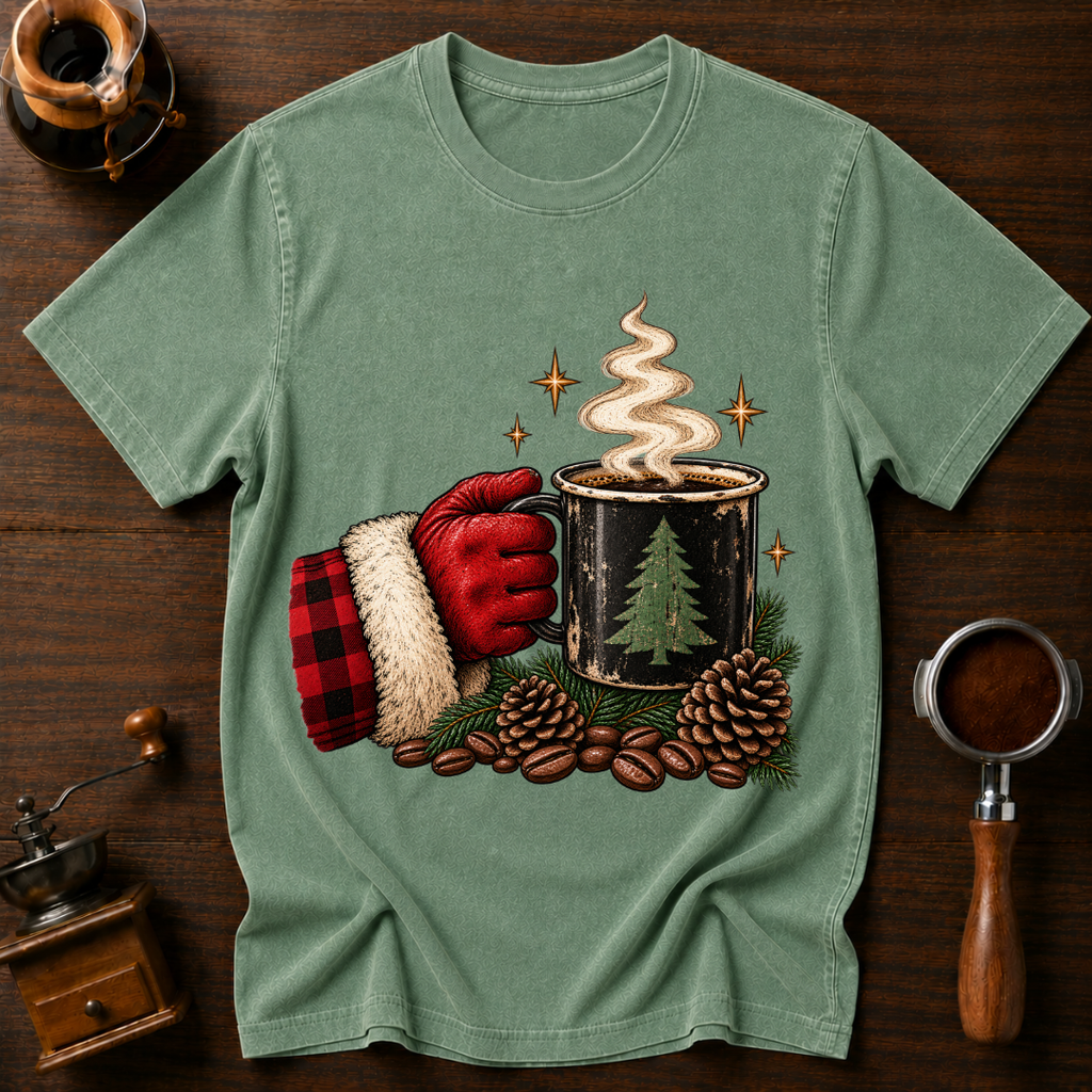 Santa's Serious Break Dyed T-shirt
