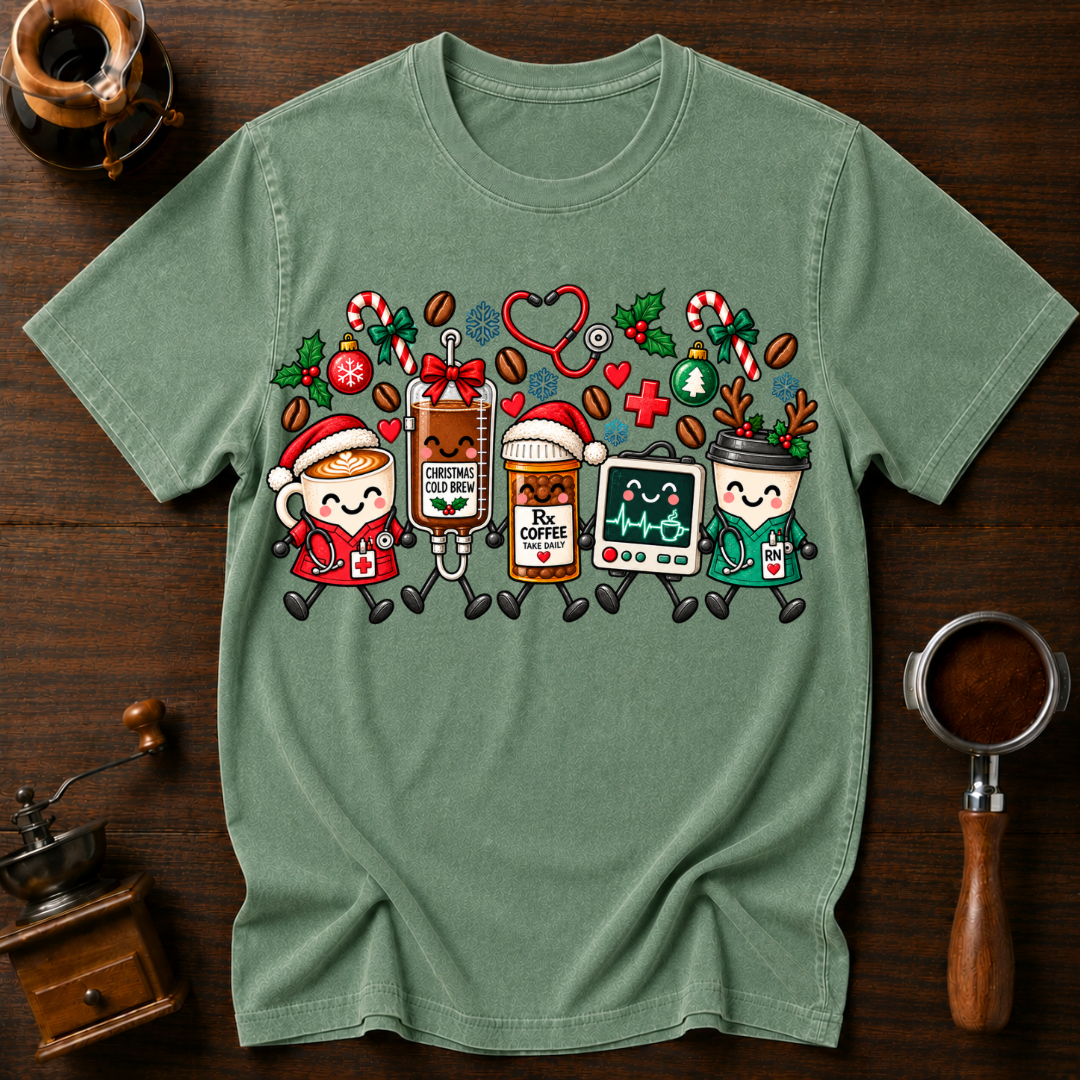 Critical Caffeine Care Crew Dyed T-shirt