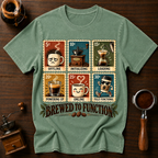 Brewed To Function Stamp Dyed T-shirt