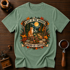 Lost In The Woods Found By Coffee Dyed T-shirt