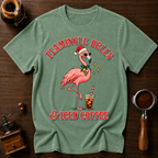 Flamingo Bells & Iced Coffee Dyed T-shirt