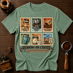 Running On Coffee & Questionable Decisions Dyed T-shirt