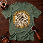 No Decaf Allowed Shirt, Funny Coffee Badge Tee, Vintage Coffee Emblem Shirt, Coffee Lover Gift, Barista Crew Shirt, Garment Dyed T-Shirt