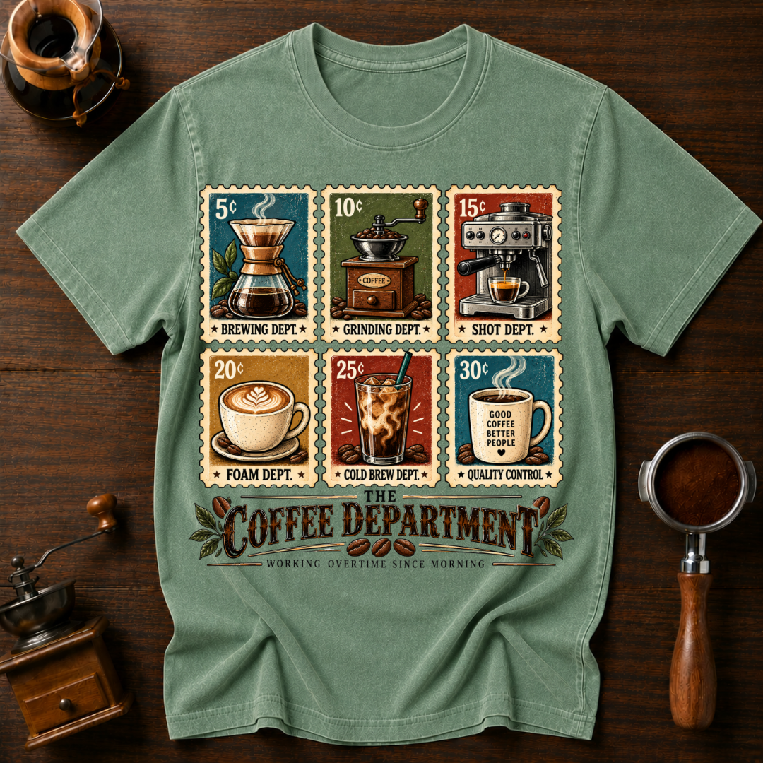 The Coffee Department-Dyed T-shirt