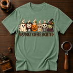 Spooky Coffee Society Dyed T-shirt