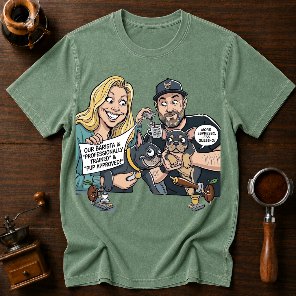 Professionally Trained & Pup Approved Dyed T-shirt