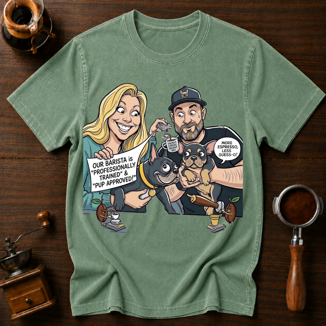 Professionally Trained & Pup Approved Dyed T-shirt