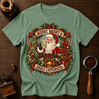 Merry Bright & Highly Caffeinated Dyed T-shirt