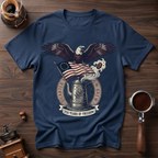 Freedom Eagle Coffee Dyed T-Shirt