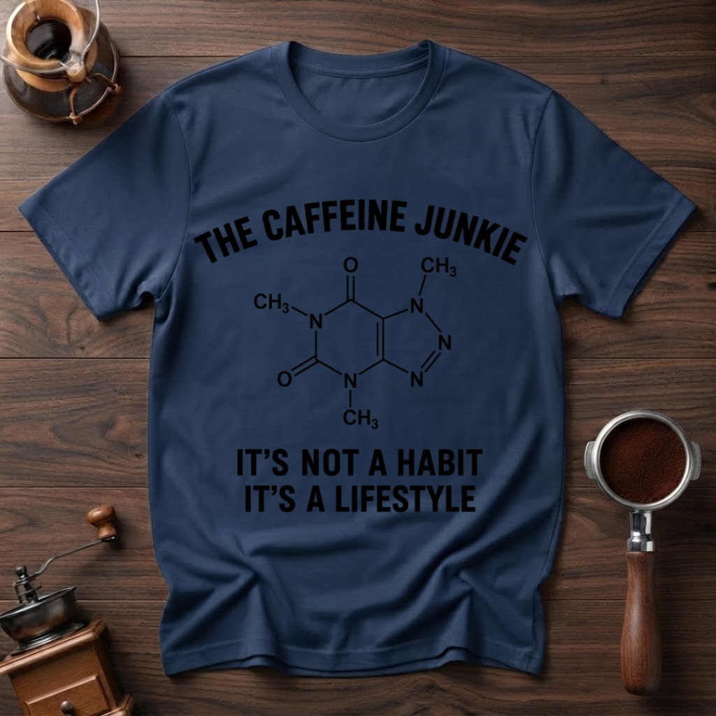 The Caffeine Junkie Dyed T-shirt