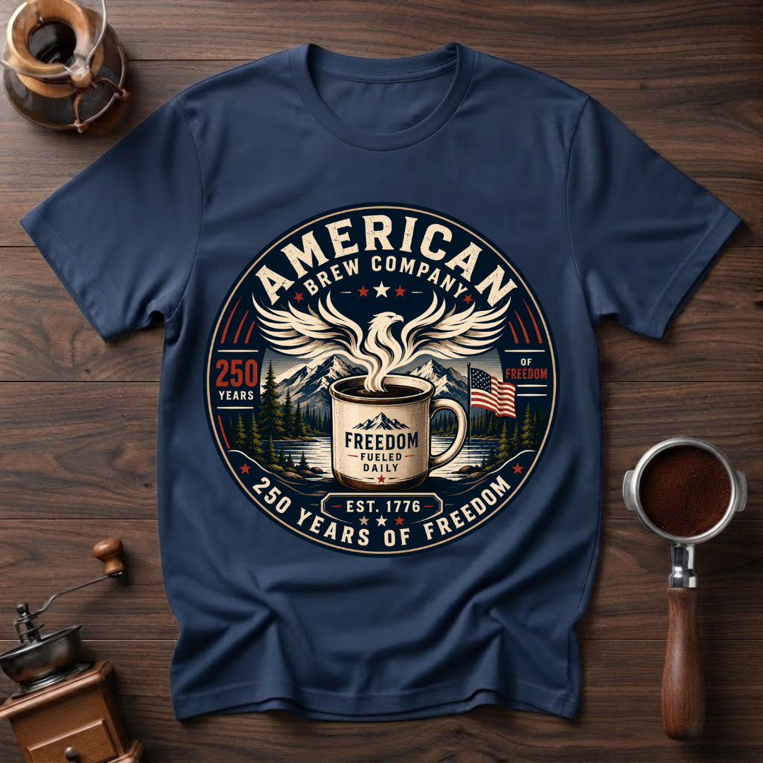 American & Coffee Original Duo Dyed T-shirt