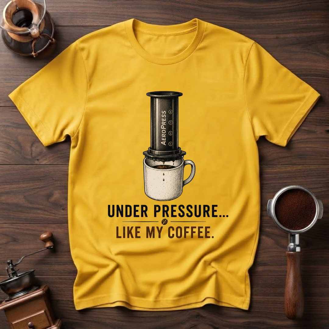 Coffee Under Pressure Dyed T-Shirt