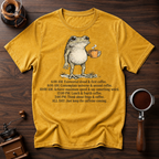 Frog's Caffenine Schedule Dyed T-shirt