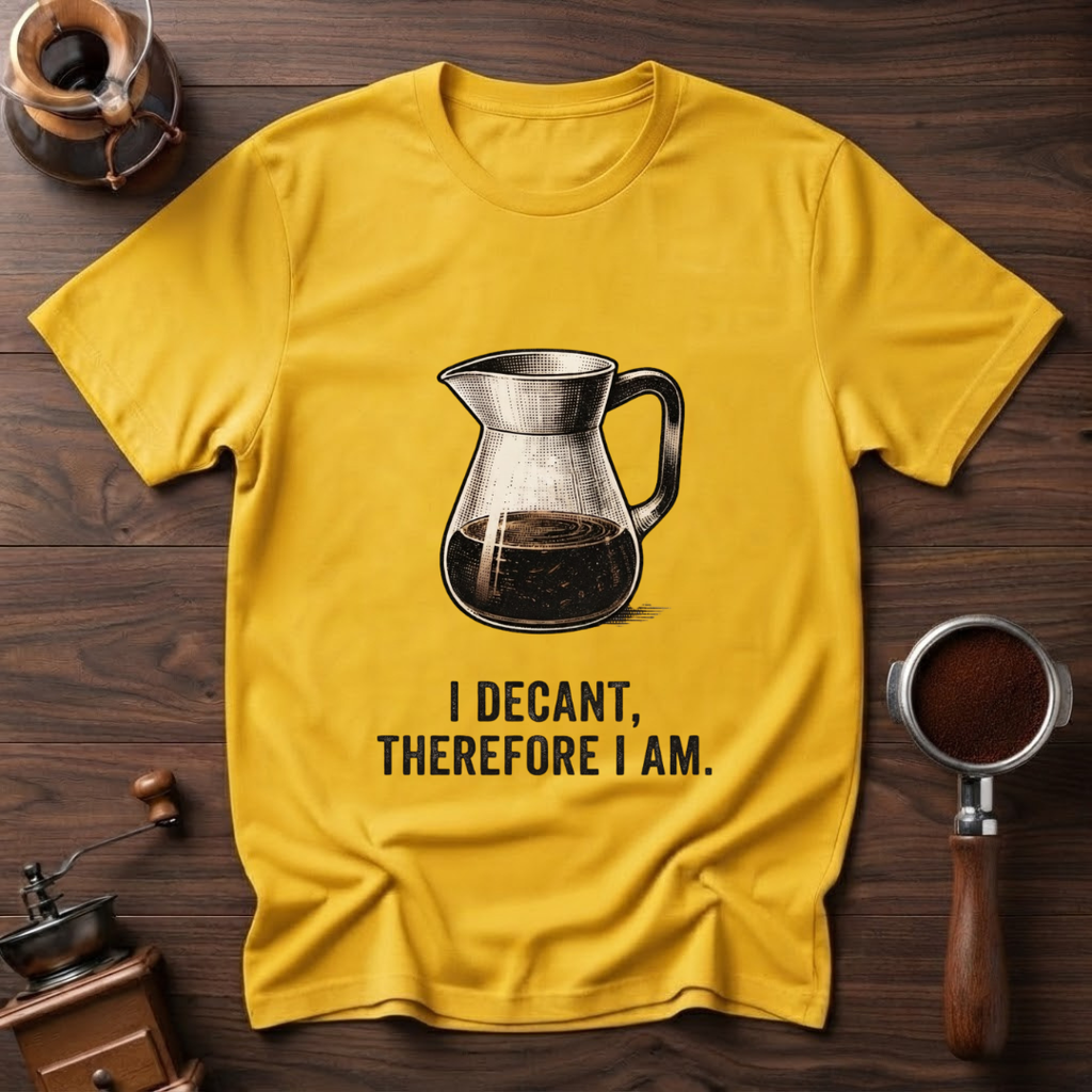 I Decant Therefore I Am Dyed T-shirt
