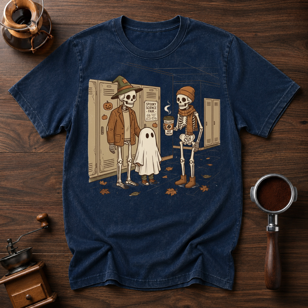 Spooky Science Fair Dyed T-shirt