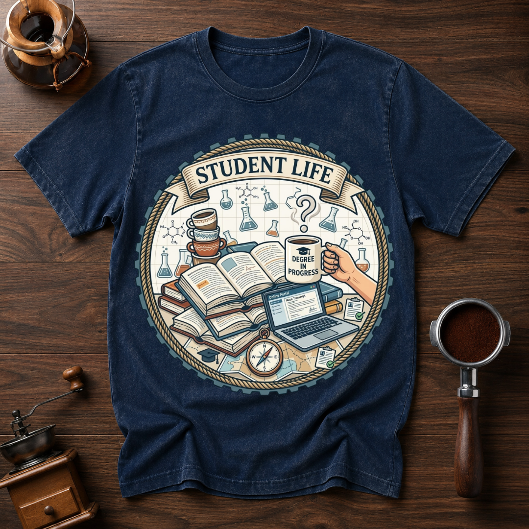 Student Life Dyed T-shirt