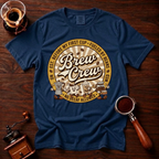 No Decaf Allowed Shirt, Funny Coffee Badge Tee, Vintage Coffee Emblem Shirt, Coffee Lover Gift, Barista Crew Shirt, Garment Dyed T-Shirt