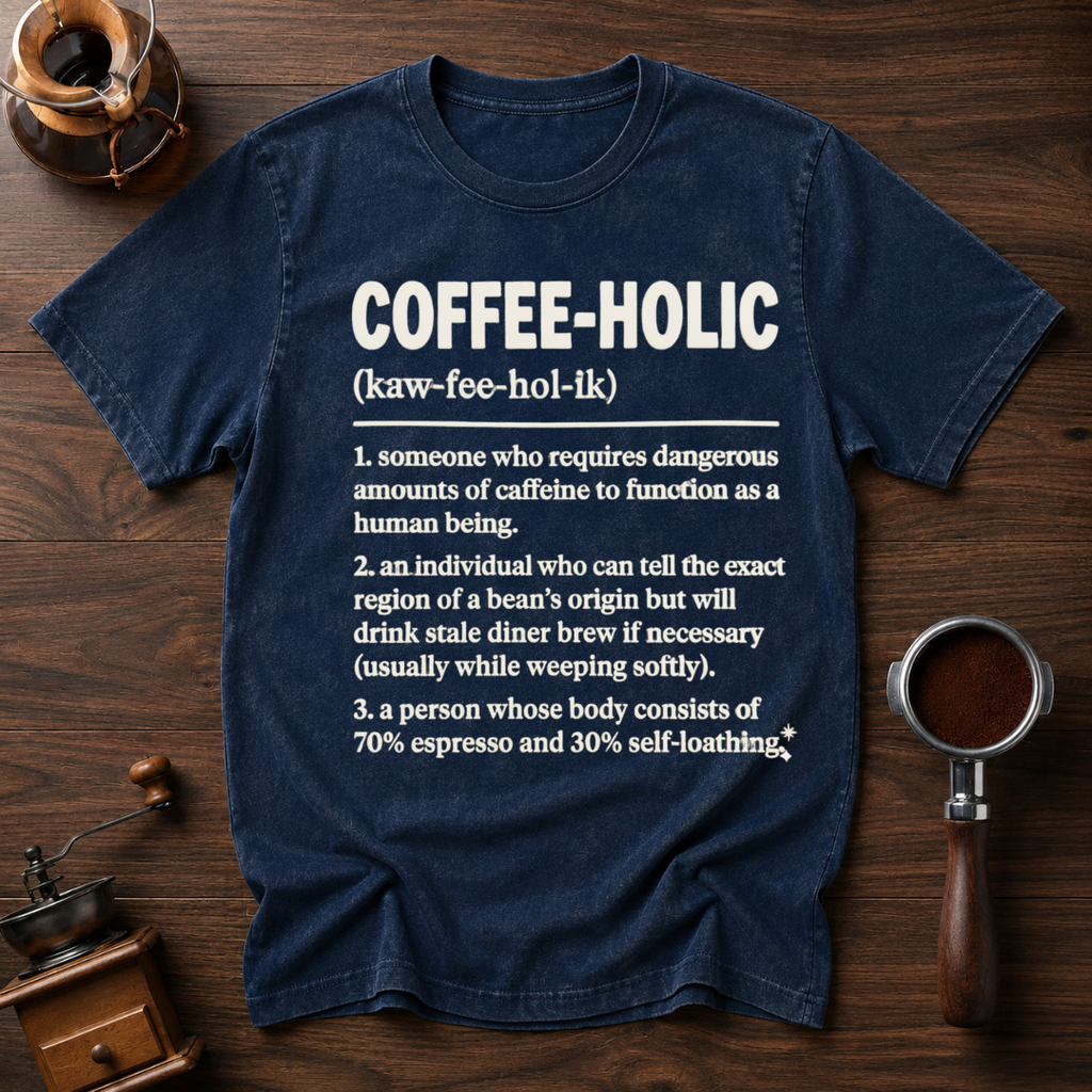 Coffee-Holic Dyed T-shirt